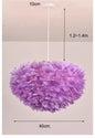 Feather Chandelier Modern Large Goose Feather Living Room Bedroom Feather Chandelier Warm and Fashionable Clothing Store Chandel