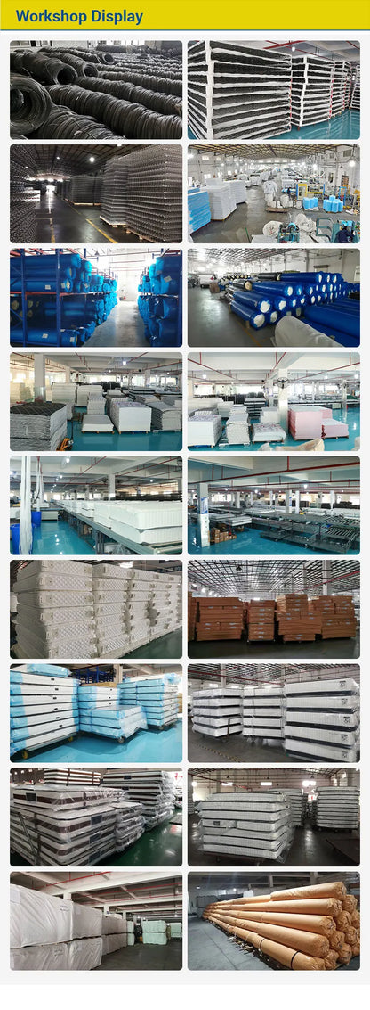 12 Inch Mattress Twin Full Queen King Bed Size Mattresses Medium Firm 7 Zone Pocket Spring Mattress Bedroom Furniture
