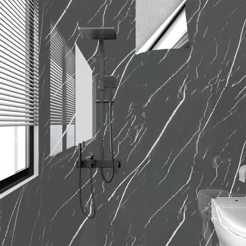 Foil Marble Self Adhesive Waterproof Wallpaper for Bathroom Wall Deocr Kitchen Oil Peoof High Temperature Resistance Stickers