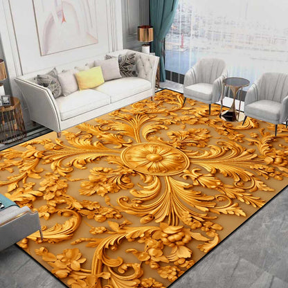 European Style Flower Carpet for Living Room Home Luxury Large Area Soft Rug for Bedroom Decor Non-slip Floor Mat Ковер Tapis