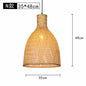 Bamboo Lantern Bamboo Woven Chandelier Chinese Restaurant Tea Room Chandelier Japanese Restaurant Straw Hat Rattan Woven Chandel