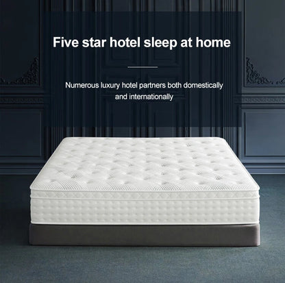 200*220*30CM Luxury Compressed Mattress Roll up in a Box Hotel Spring Mattress for Bed Set of Mattresses Wholesale Suppliers