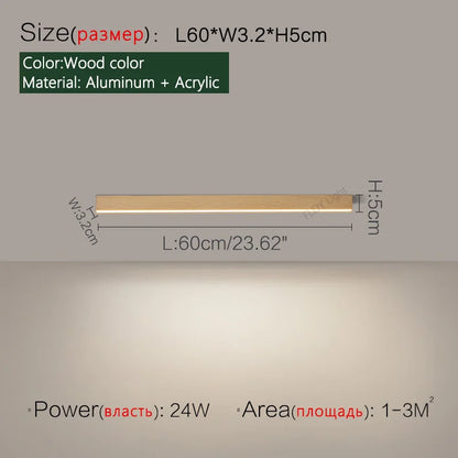 Ceiling lamps for kitchen, living room, ceiling lights led bedroom, dining room, Nordic modern aisle, balcony strip light