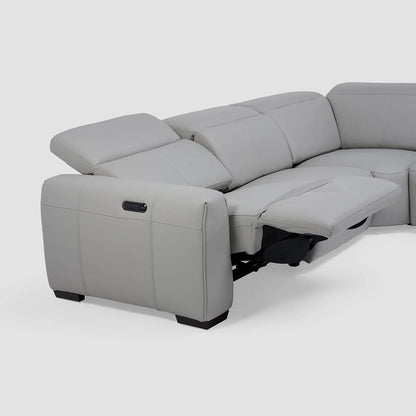 2024 New Modern Electric Leather Sofa Luxury Living Room Furniture Recliner Sofa Set Office Adjustable Functional Power Sofa