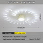 Led Firework Chandelier Dimmable For Living Room Bedroom Milk Yellow Ceiling Chandelier Dining Room LED Ceiling Lamp With Remote