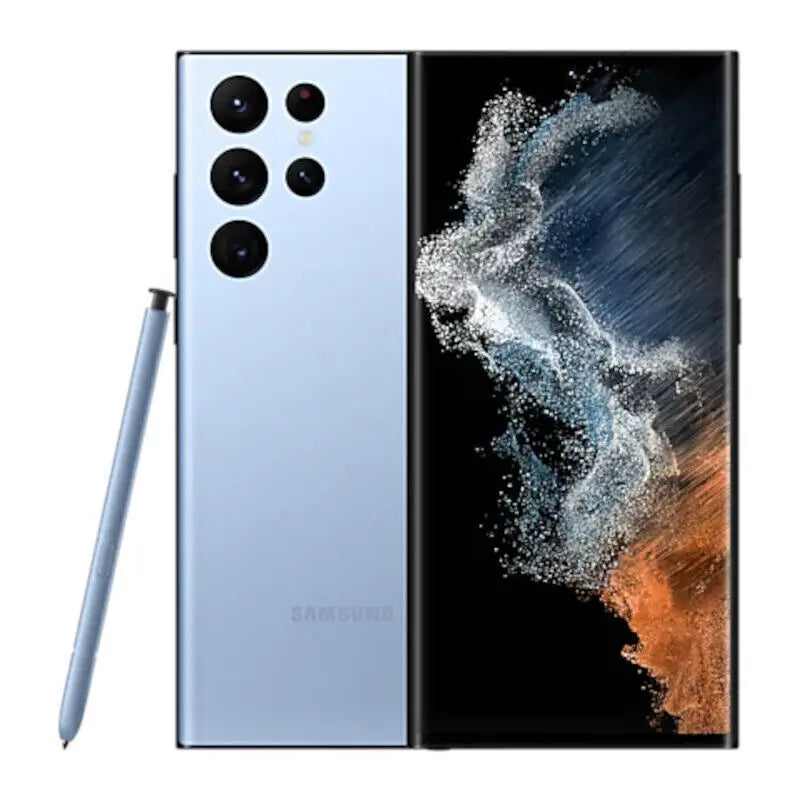 Samsung Galaxy S22 Ultra 5G S908U1 6.8" OLED 8/12GB RAM 128/256/512GB/1TB ROM Snapdragon NFC S22U eSIM Original  Phone