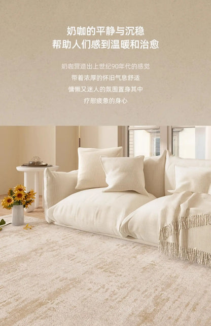 Maillard Style Carpets for Living Room Fluffy Soft Bedroom Decor Plush Carpet Luxury Cloakroom Thick Rug Large Area Washable Mat