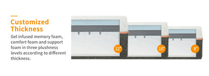 New Fashion Comfortable No Pressure Grid Shape Gel Tpe Topper Full Size High Quality Mattress