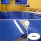 PVC Waterproof Oil-Proof Wallpaper White Self-Adhesive Kitchen Cabinet Table Top Old Furniture Renovation Color Change Stickers