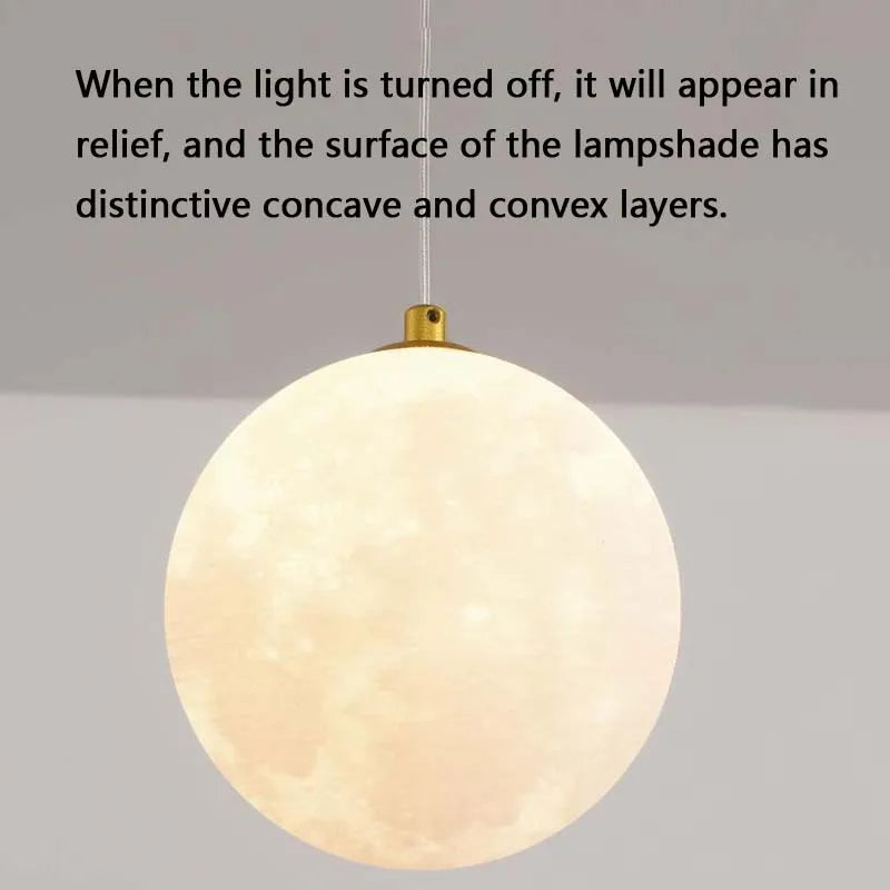 Scandinavian Modern Simple Planet Living Room Light Creative  Long Strip Dining Table Bar Wave Decorative Dining Room Chandel