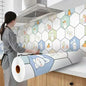 Kitchen Stove Oil-proof Sticker Waterproof High Temperature Resistant Wallpapers Kitchen Decoration Self Adhesive Contact Paper