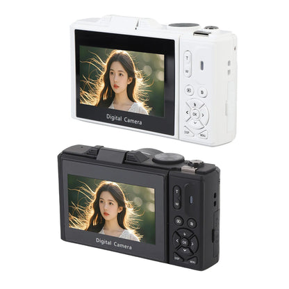 Camera with Flash 18XAF Autofocus Compact High Definition 5K Digital Camera Portable 3 Inch  Screen for Video