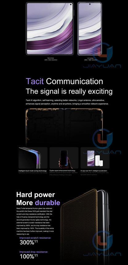 Original Huawei Mate X5 Folded Screen 5G Foldable Phone 7.85 Inches Kunlun Glass Screen HarmonyOS 4.0 Kirin 9000S NFC Smartphone