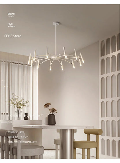Living room lamp, new light luxury bedroom chandelier Nordic lamps modern minimalist atmosphere For home dining room Lights