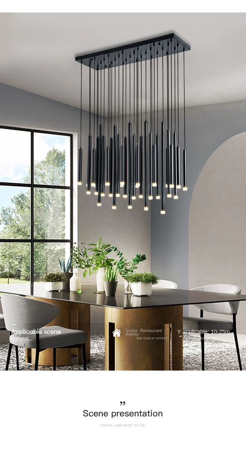 Modern Minimalist Led Dining Room Chandelier Nordic Luxury Living Room Lights Kitchen Island Dining Table Decorative Lamps