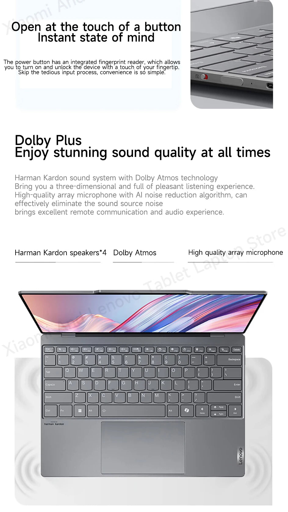 Lenovo Laptop Thinkbook X 2024 AI 13.5“ 2.8K 120Hz Intel Core Ultra 5 125H/Ultra 9 185H 16G/32GB 8400MHz RAM PCIE4.0 Notebook PC