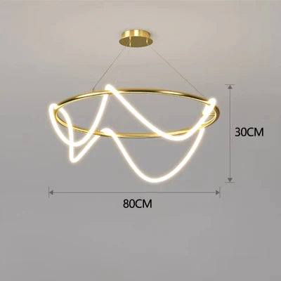 Post-Modern Restaurant Notes Long Hose Lamp Creative Bar Cafe Shop Art Front Desk Designer Chandeliers