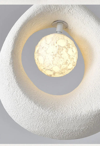 Japanese Wabi Sabi Pendant Lights Minimalist Bedroom Kitchen Island G9 LED Chandeliers Home Decor Living Room Hanging Lamps