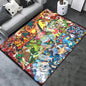 Pokemon Cartoon Carpet Rug for Living Room Bedroom Decoration Picnic Camp Kitchen Carpet Crawling Carpet Decoration