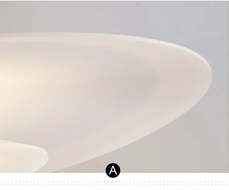 Modern Flying Saucer LED Pendant Lights Personality Home Decor Hanging Lamp Dining Table Bar Living Room Artistic UFO Chandelier
