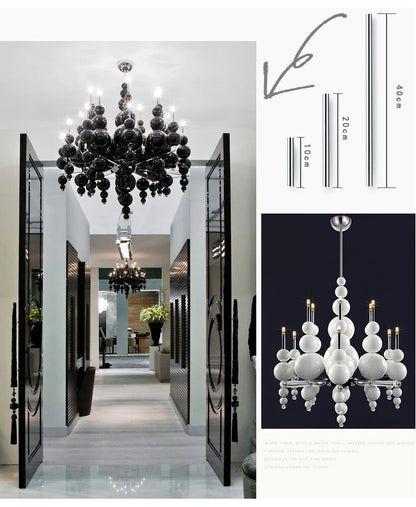 Hotel Restaurant Shop Luxury Ceiling Pendant Lamp Modern Art Deco Metal Chandelier Living Room Ceiling Light Fixture Room Decor