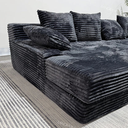 Bed Luxury European Sofa Armrest Adults Villa Floor Vacuum Compressed Couch Living Room Recliner Divano Sottovuoto Furniture