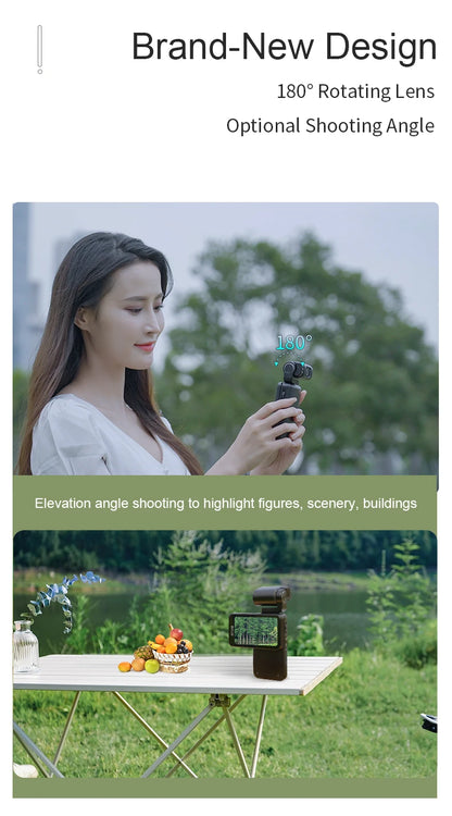 Ordro M3 Pocket Camera Digital Camcorder 5K 30FPS Image Stabilization Built-in Big Size Screen Handy Cam  Travel Vlog Cameras