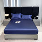 Rayon Satin Waterproof Fitted Sheet Silky Solid Color Bed Sheet Elastic Band Sheets Smooth Bedsheet Mattress Cover
