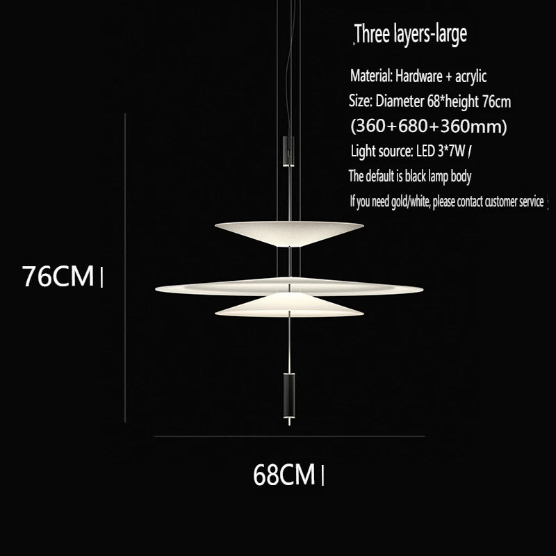 Modern Flying Saucer LED Pendant Lights Personality Home Decor Hanging Lamp Dining Table Bar Living Room Artistic UFO Chandelier