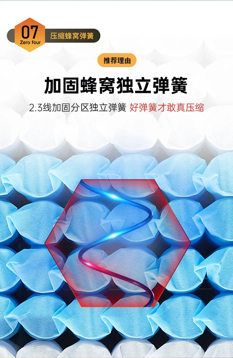 King Size Modern Mattress Soft Double Latex Luxury Designer Mattress Queen Bedroom Colchon Matrimonial Bedroom Furniture