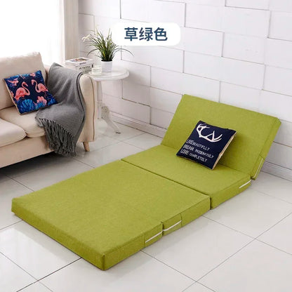 Memory Foam Folding Mattress Office Nap Bed Compact Tatami Yoga Mat Foldable Sponge Mattress Portable Single Bed for Easy