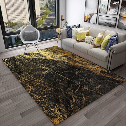 HD Colour Fluid Irregular Illusion Marble 3D Carpet Rug for Home Living Room Sofa Doormat Decor,kids Area Rug Non-slip Floor Mat