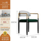 Nordic Light Luxury Dining Chair Creative Design Iron Art Leisure Chair Home Backrest Seatting Negotiation Chair Makeup Stool