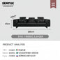 Large Nordic Italian Sofa Luxury Beige Leather Designer Modern Double Couch Living Room Chaise Canape Salon Home Furniture