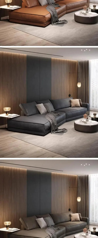 Large Filler Beige Sofas Wood Design Reclining Designer Luxury Couch Lounges Modular Nordic Sofa Perezoso Unique Furniture