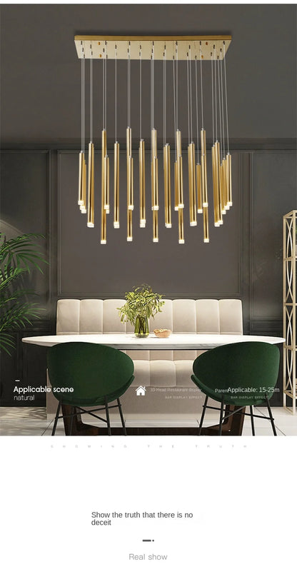 Modern Minimalist Led Dining Room Chandelier Nordic Luxury Living Room Lights Kitchen Island Dining Table Decorative Lamps