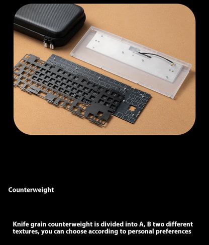 KBDfans KBD8X MKIII HE CNC Aluminum Gaming Keyboard Barebone Kit Venom TKL HE PCB High Performance Hall Effect 87 Keys Gfit PC