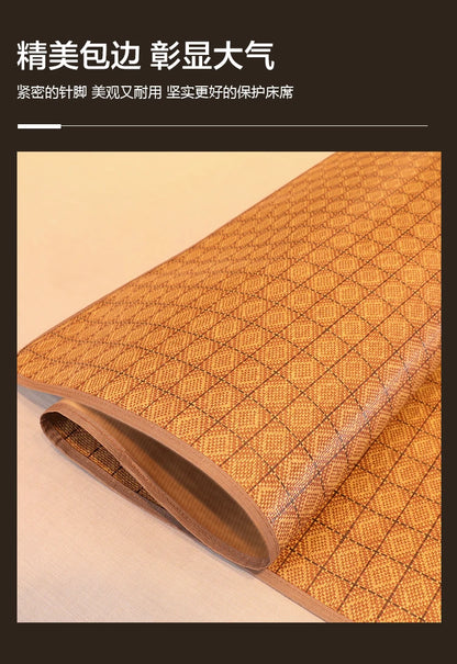 Cool mat summer rattan mat dual-use student dormitory single double foldable mattress summer natural pure rattan straw mat home