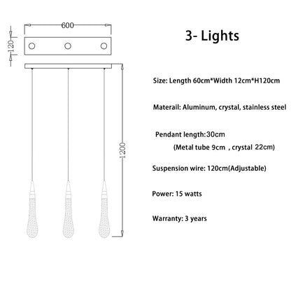 Modern crystal light chandelier for staircase large gold drop design led cristal lamp long villa lobby hanging lighting fixture