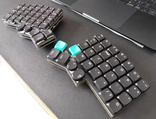 If-ergolite Split Keyboard Kit Low Profile Wireless Keyboard Ergonomic Custom Hot Swap Programmer Support VAIL Gaming Keyboard