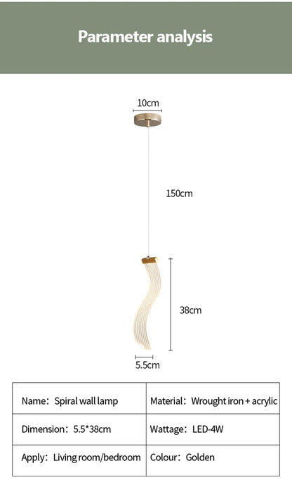 LED Pendant Light Hanging Lamps For Ceiling Interior Lighting Home Bedroom Bedside Dining Living Room Decoration Pendant Lamp