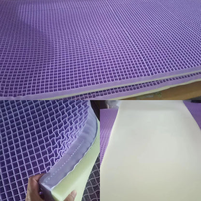 King Size Back Support TPE Gel Matrix Grid Mattress Comfort Mattress Pads & Toppers
