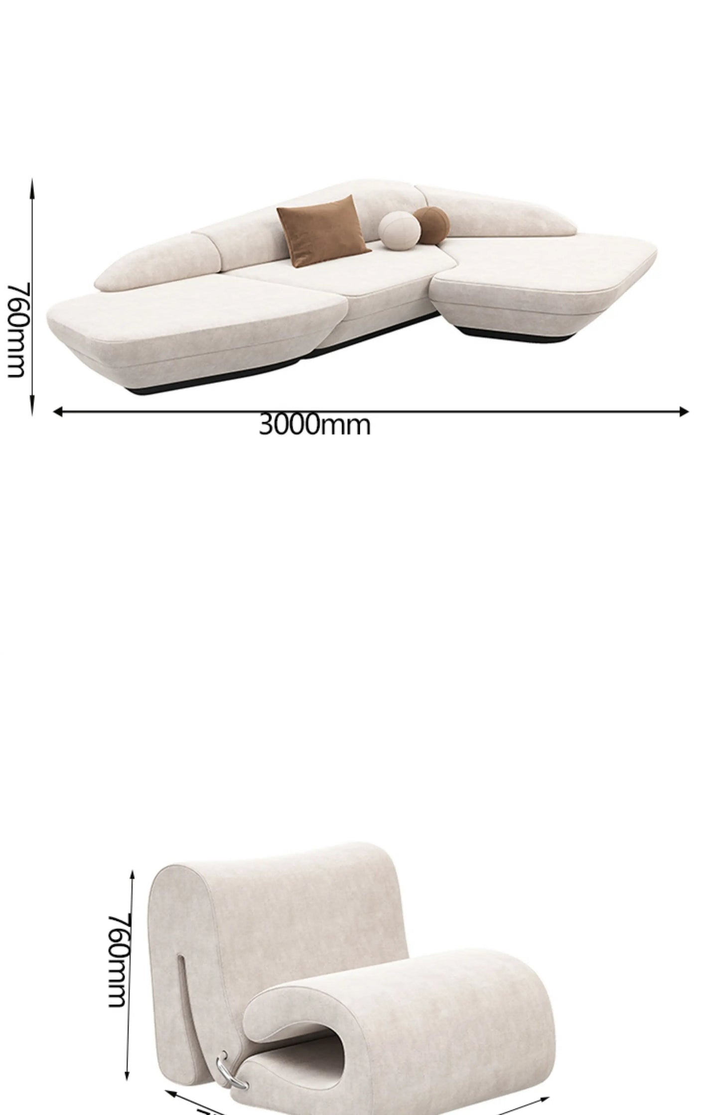 Design European Modern Sofas Leisure Light Luxury  Comfortable High Quality Living Room Sofa Sectional Decor  Muebles Furniture