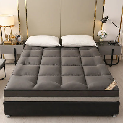 Summer thickening tatami mattress Feather down soft mattress foldable futon folding soft mattresses