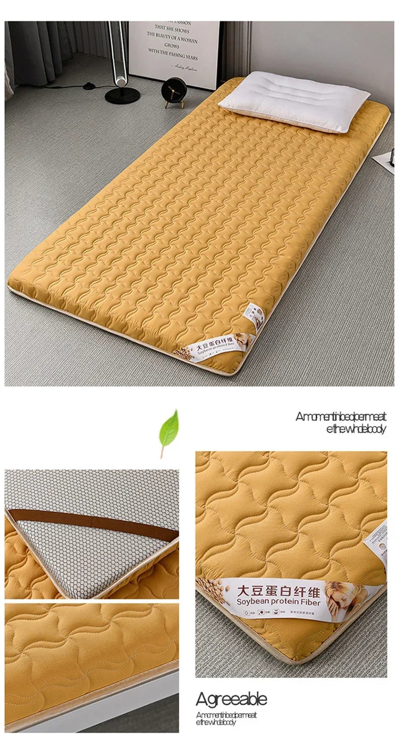 Bed Mattresses Toppers Comfortable Memory Foam Breathable Antibacterial Cushion Folding Mattress Quilt Sleeping Tatami Mats