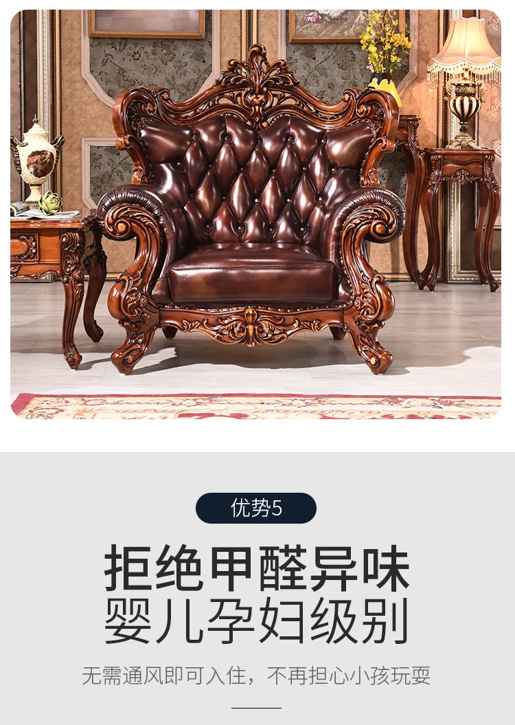 Adults Sleeper Sofas Classic Armrest Luxury Romantic Lounge Sofas Large Nordic Corner Sedie Da Soggiorno Home Decoration