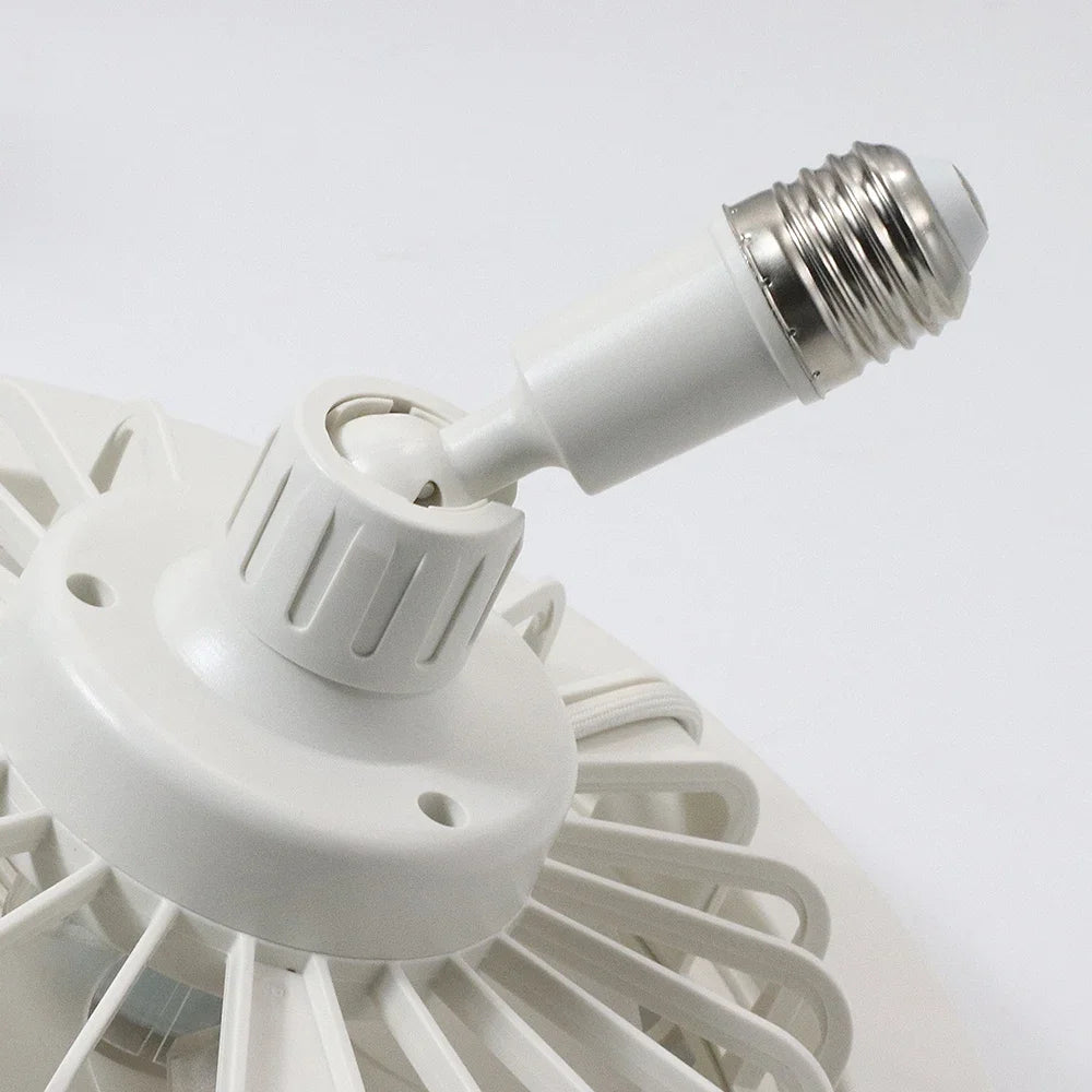 Favorable Discount White Light Round Mini Fan Lamp with Smart Remote Control Chandelier Ceiling Fan Light