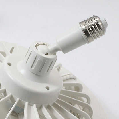 Favorable Discount White Light Round Mini Fan Lamp with Smart Remote Control Chandelier Ceiling Fan Light