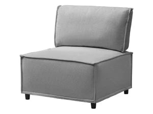 Modular Sectional Sofa with Chaise, Convertible Oversize L Shaped Couch with Reversible Ottoman,Linen 6 Seater Free Combination
