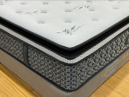 Import Luxury Hotel Queen king Size Custom Mattress 35cm Compress Memory Foam the Best Pocket Spring Mattress From Supplier